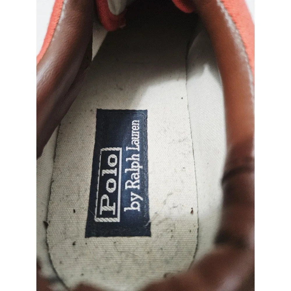 Size 9.5D - Men's Polo Ralph‎ Lauren Vaughn Red Slip On Dress Shoes
